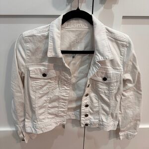 Kut from the Kloth White Jean Jacket